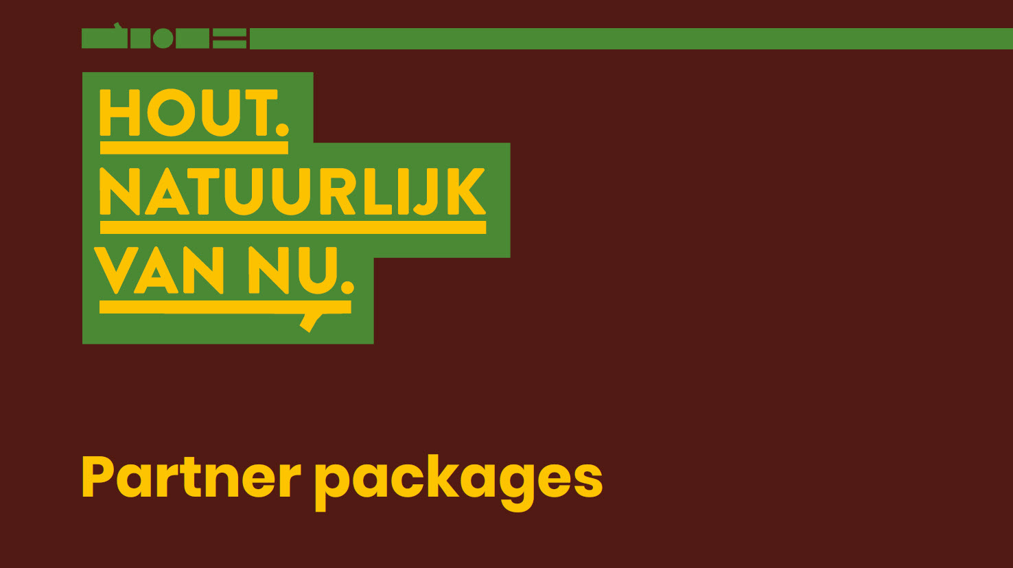 Partnerpakketten ENG - mogelijkheden