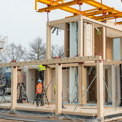 Universiteit van Nederland: Wonen we straks allemaal in houten huizen?