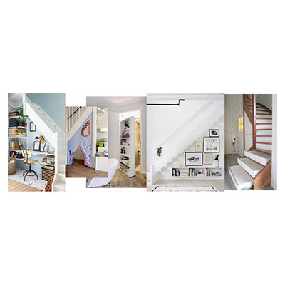 Zeeën van ruimte onder de trap