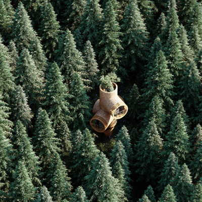 Hout in het nieuws: de nieuwste tiny houses zijn deze speelse boomhutten