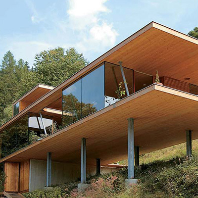 Door massieve houtbouw kun je wonen in een CO2-batterij'