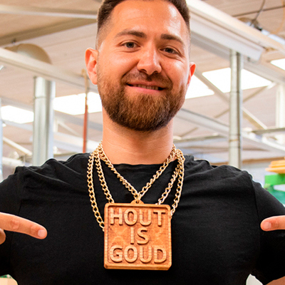 Werken in hout is goud